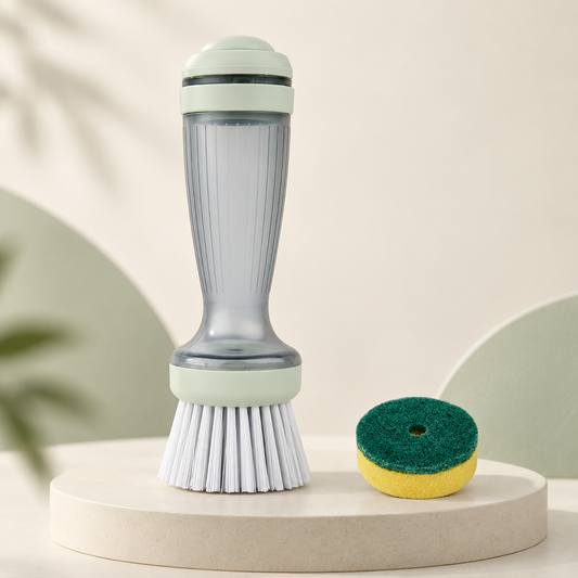 Deep-Clean Long-Handle Kitchen Brush