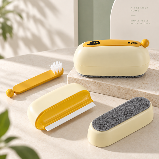3-in-1 Kitchen Squeegee & Cleaning Brush