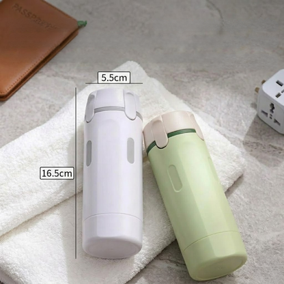 Ultimate 4-in-1 Travel Dispenser | TSA-Approved Leakproof Bottle Set