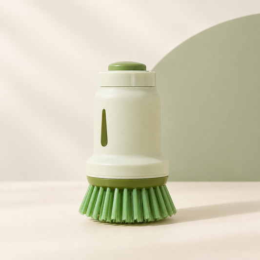 All-in-One Soap Dispensing Dish Brush Set