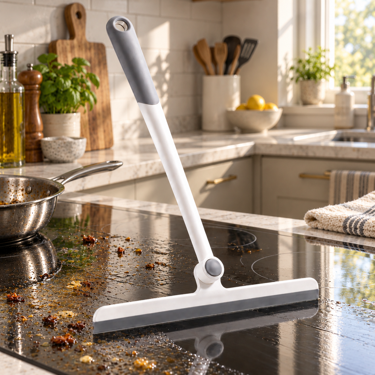 360° Kitchen Grease & Surface Squeegee